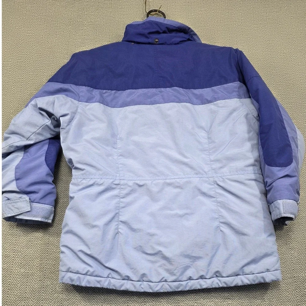 Columbia‎ Sportswear Blue Colorblock Winter Jacket Youth 10/12 Insulated Coat